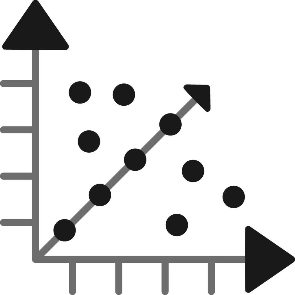 Regression Vector Icon