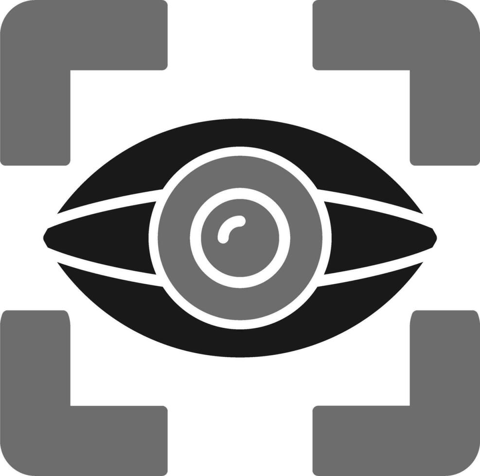 Eye Tracking Vector Icon