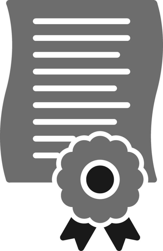 Certificate Vector Icon