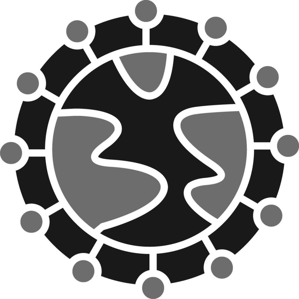 Global Network Vector Icon