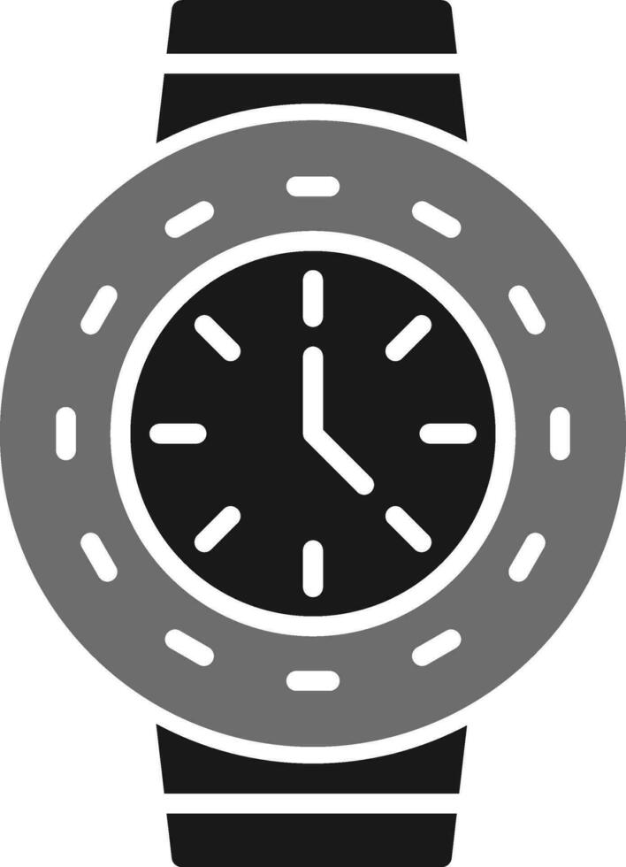 reloj, vector, icono vector