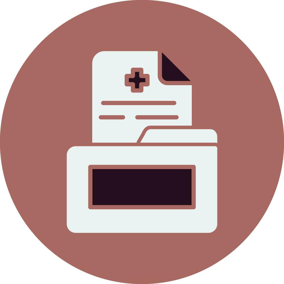 Medical File Vector Icon