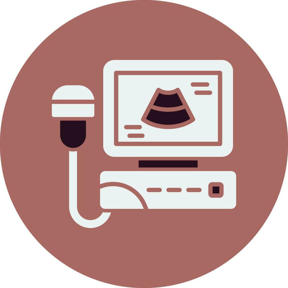 Ultrasonography Vector Icon