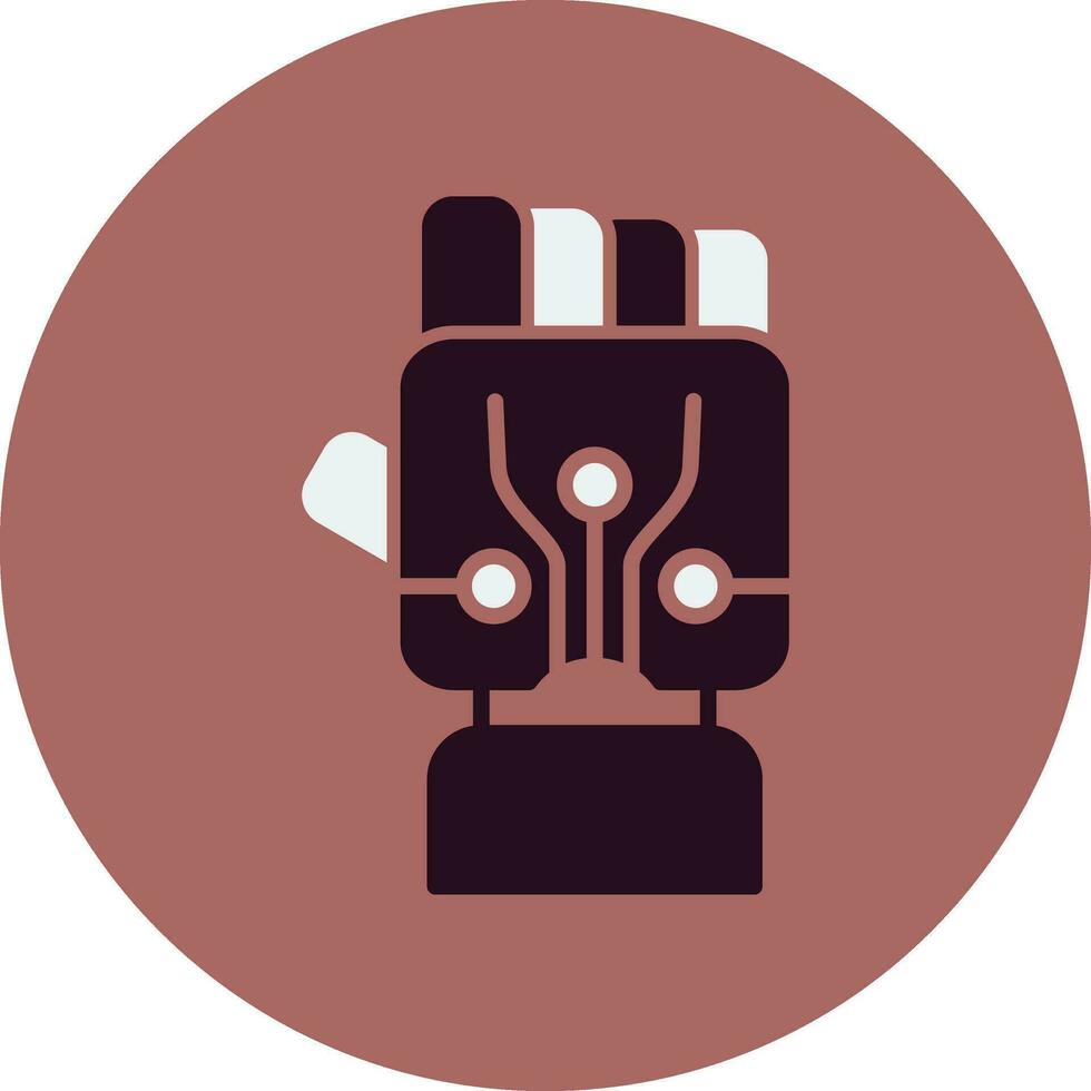 Bionic Hand Vector Icon