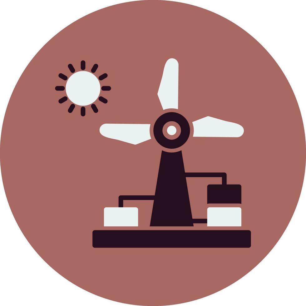 Wind Energy Vector Icon