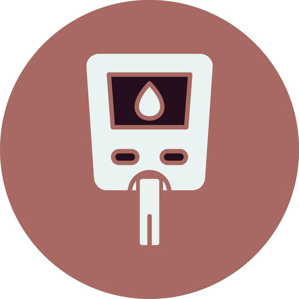 Glucose Meter Vector Icon