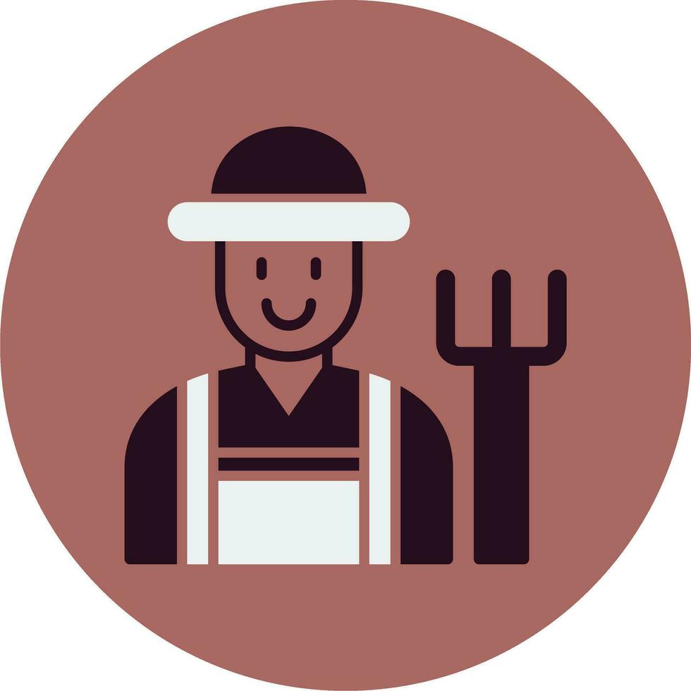 Farmer Vector Icon