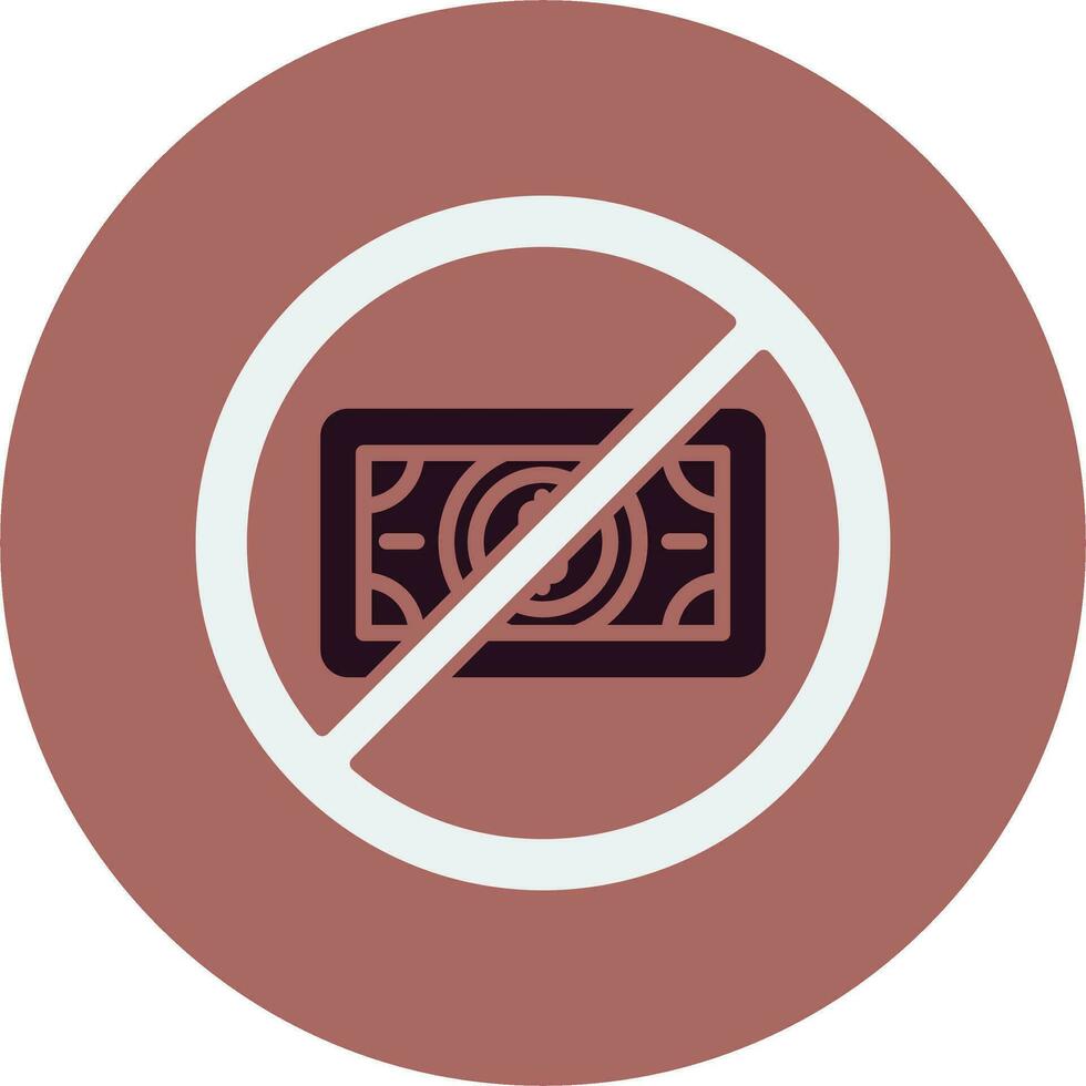No Money Vector Icon