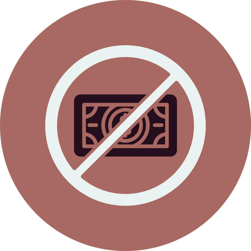 No Money Vector Icon