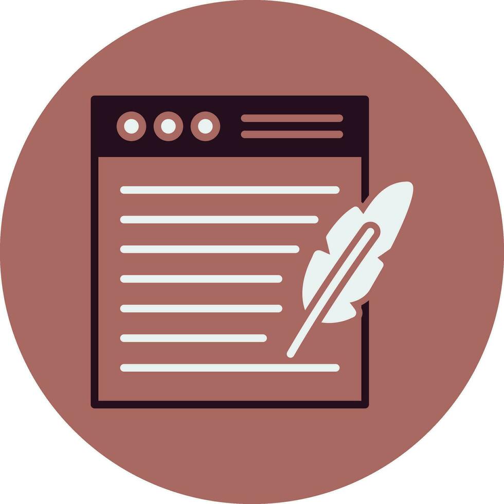 Feather Vector Icon