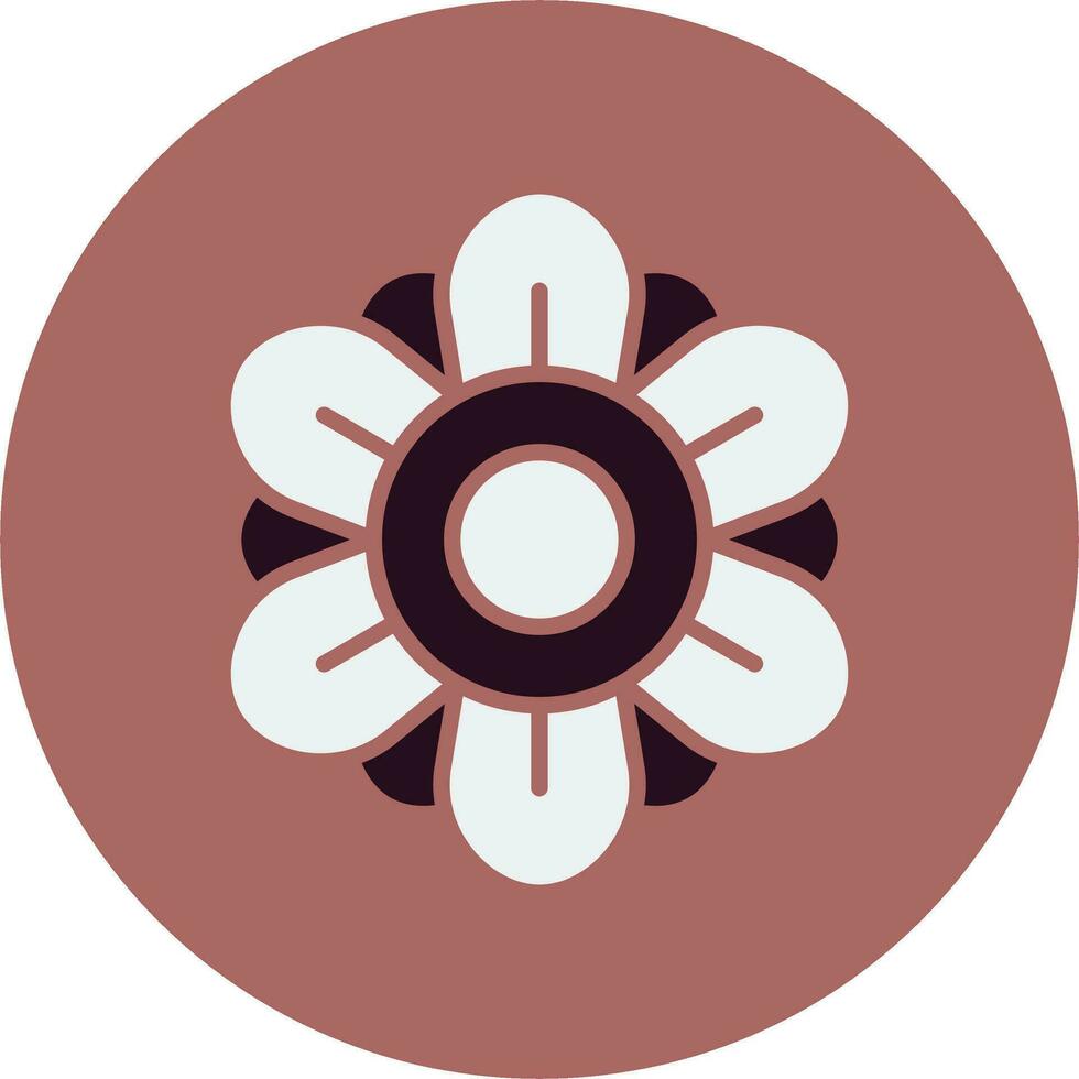 Dahlia Vector Icon
