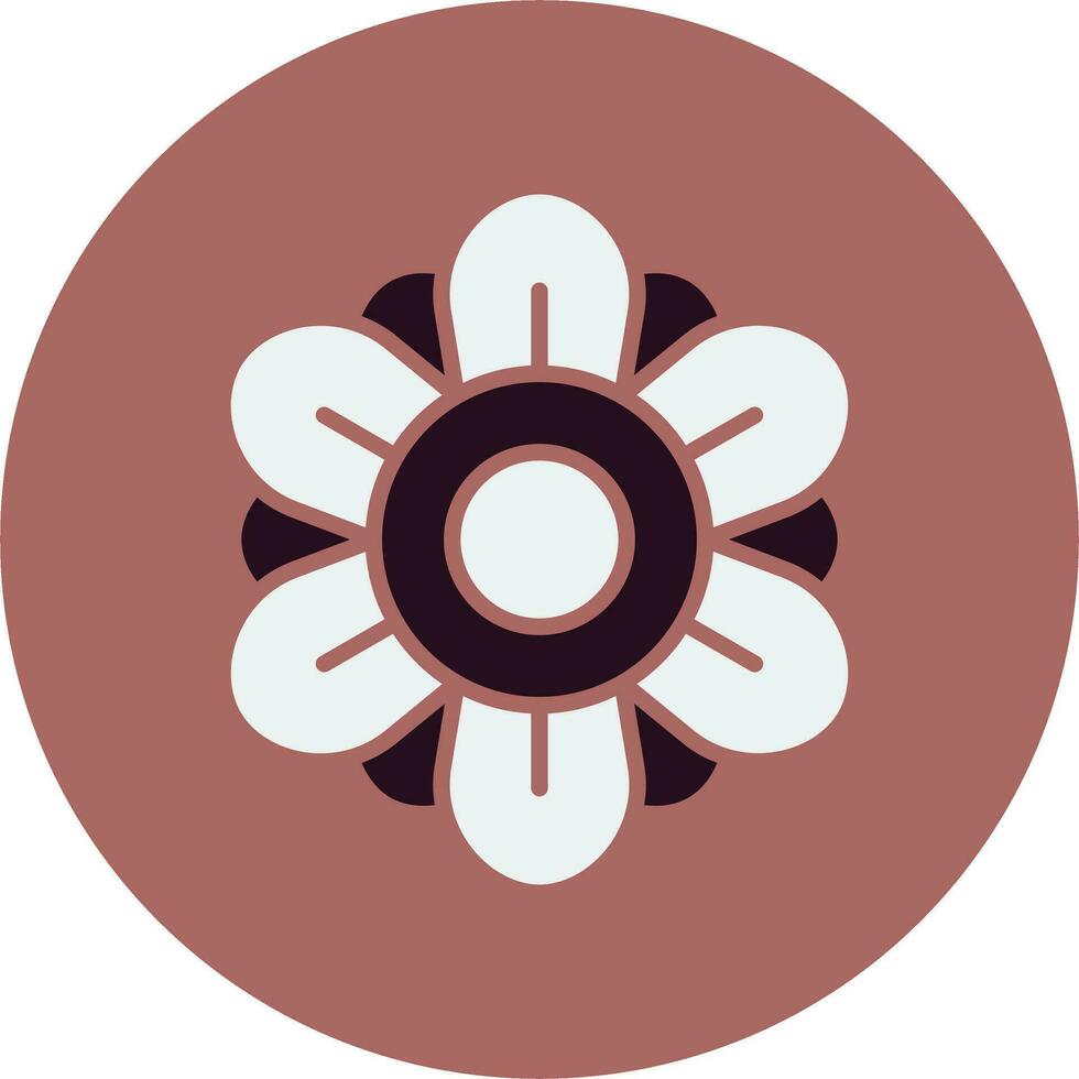 Dahlia Vector Icon