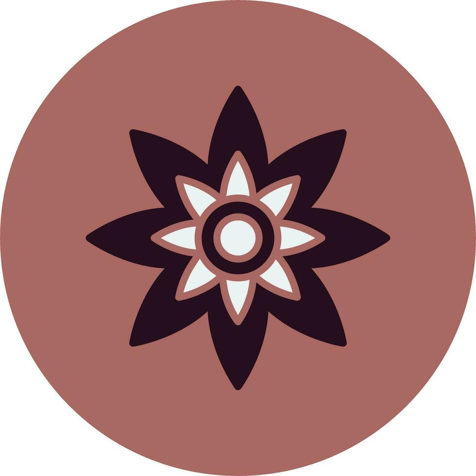 Lotus Flower Vector Icon