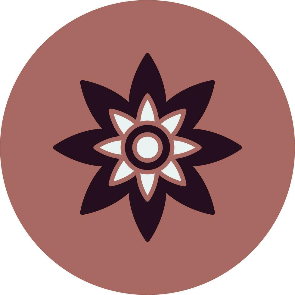 Lotus Flower Vector Icon