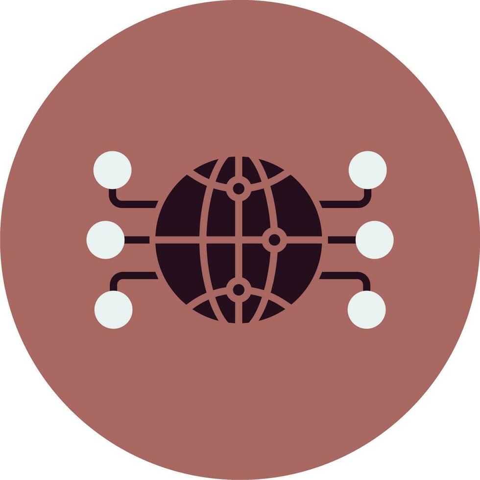 Global Network Vector Icon