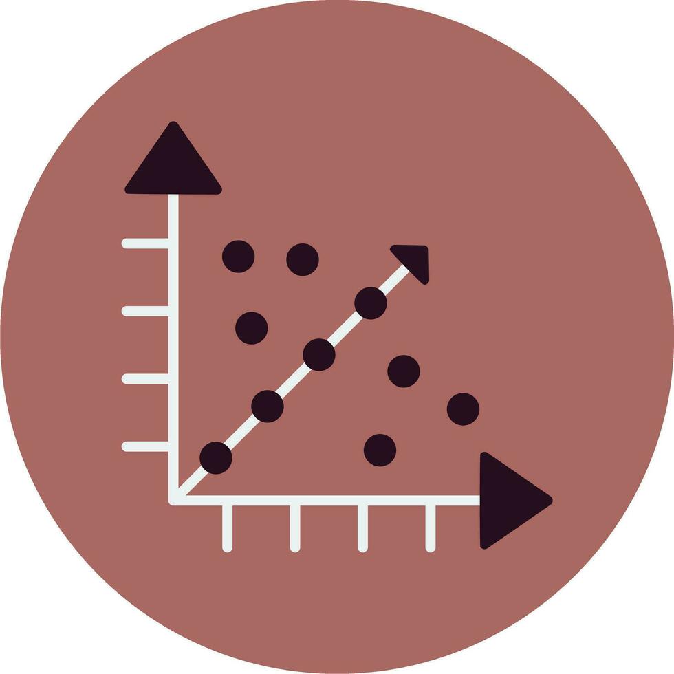 Regression Vector Icon