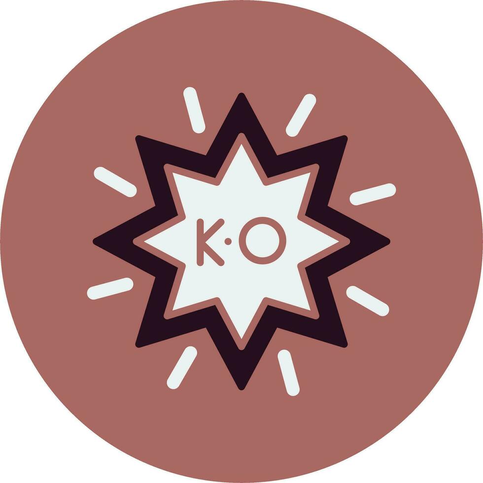 ko vector icono