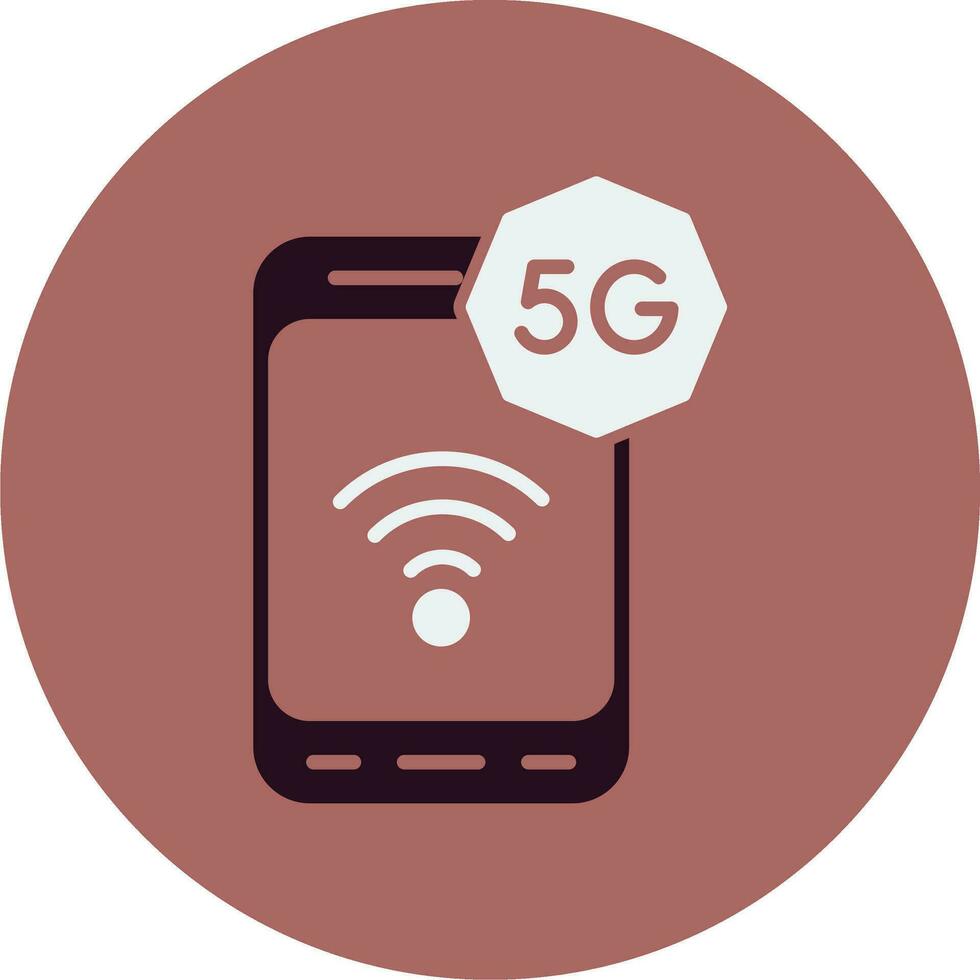 icono de vector de 5g