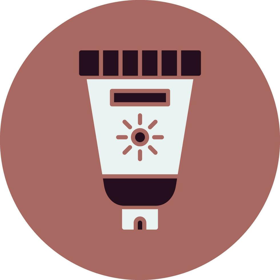 Sunscreen Vector Icon