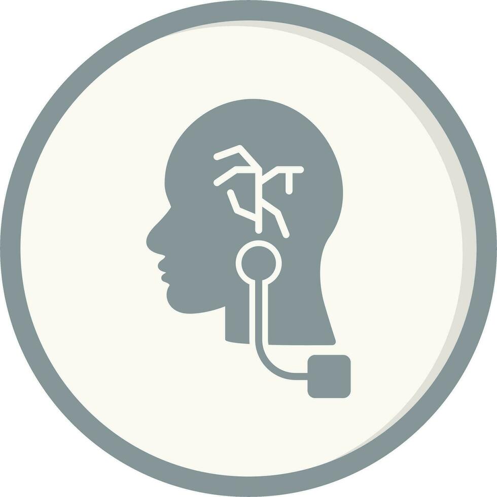 Vagus Nerve Stimulation Vector Icon