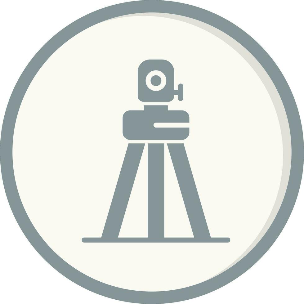 Total Station Vector Icon