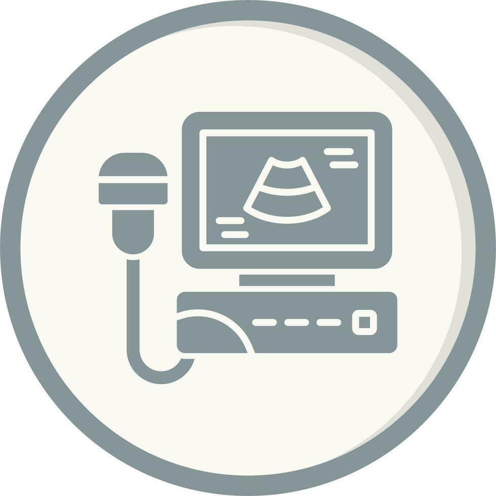 Ultrasonography Vector Icon
