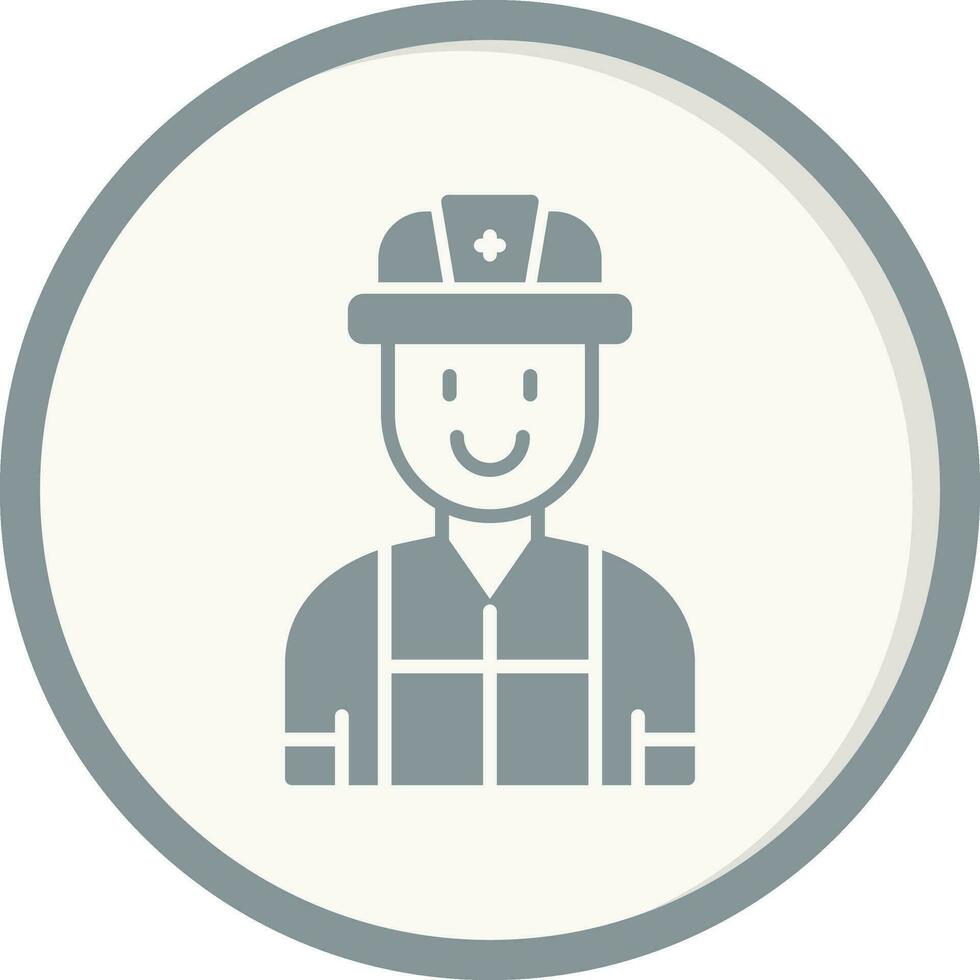 Firefighter Vector Icon