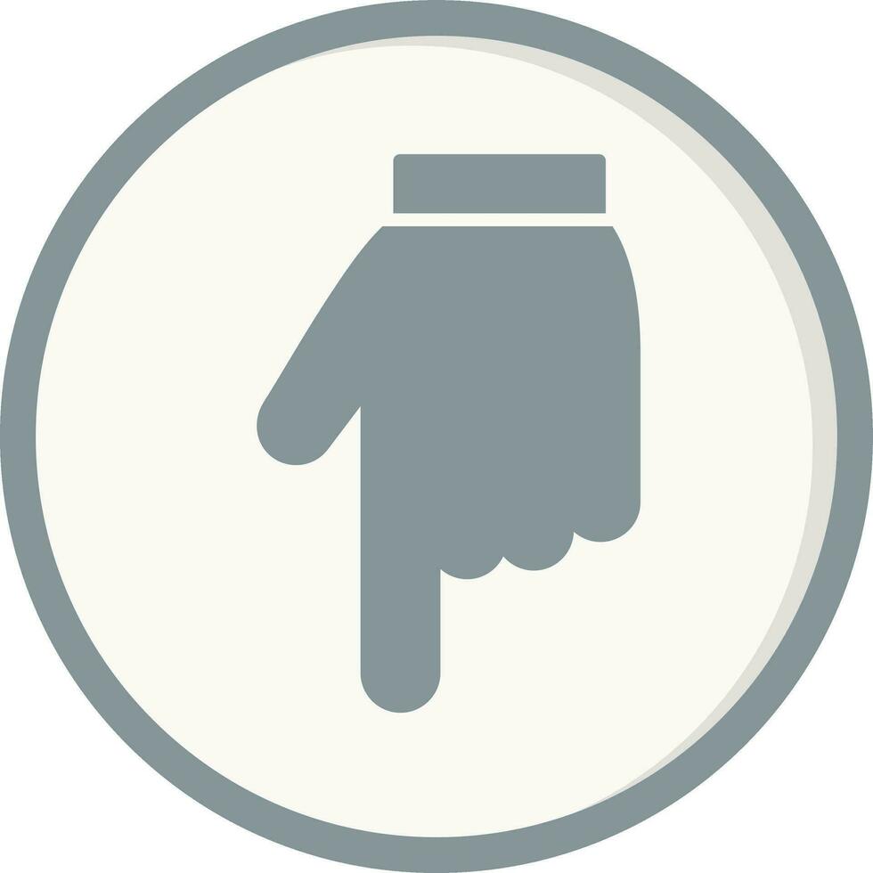 Down Vector Icon
