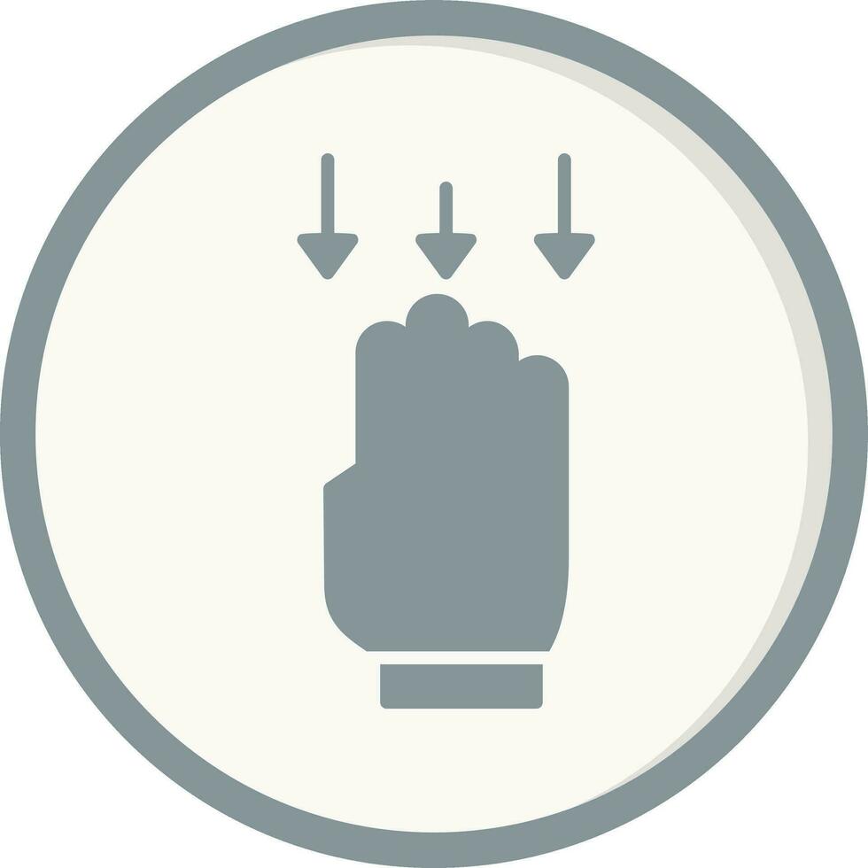 Swipe Down Vector Icon