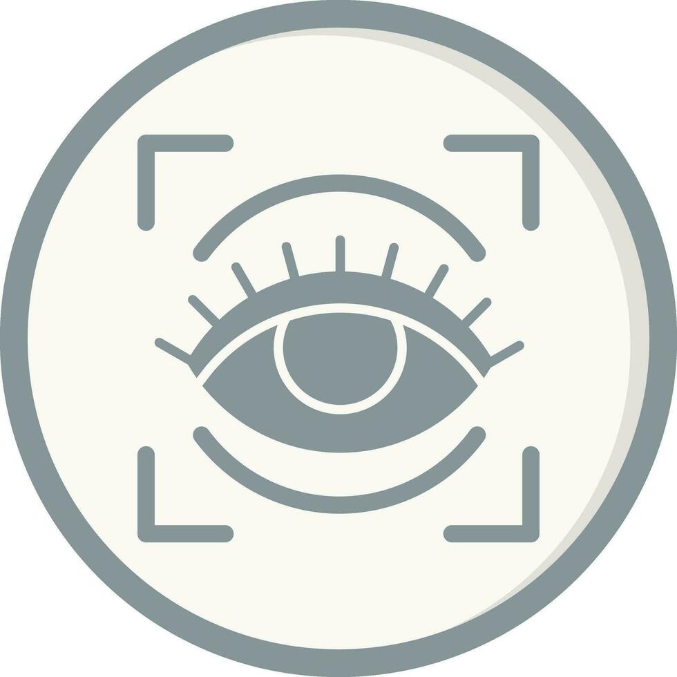 icono de vector de visión