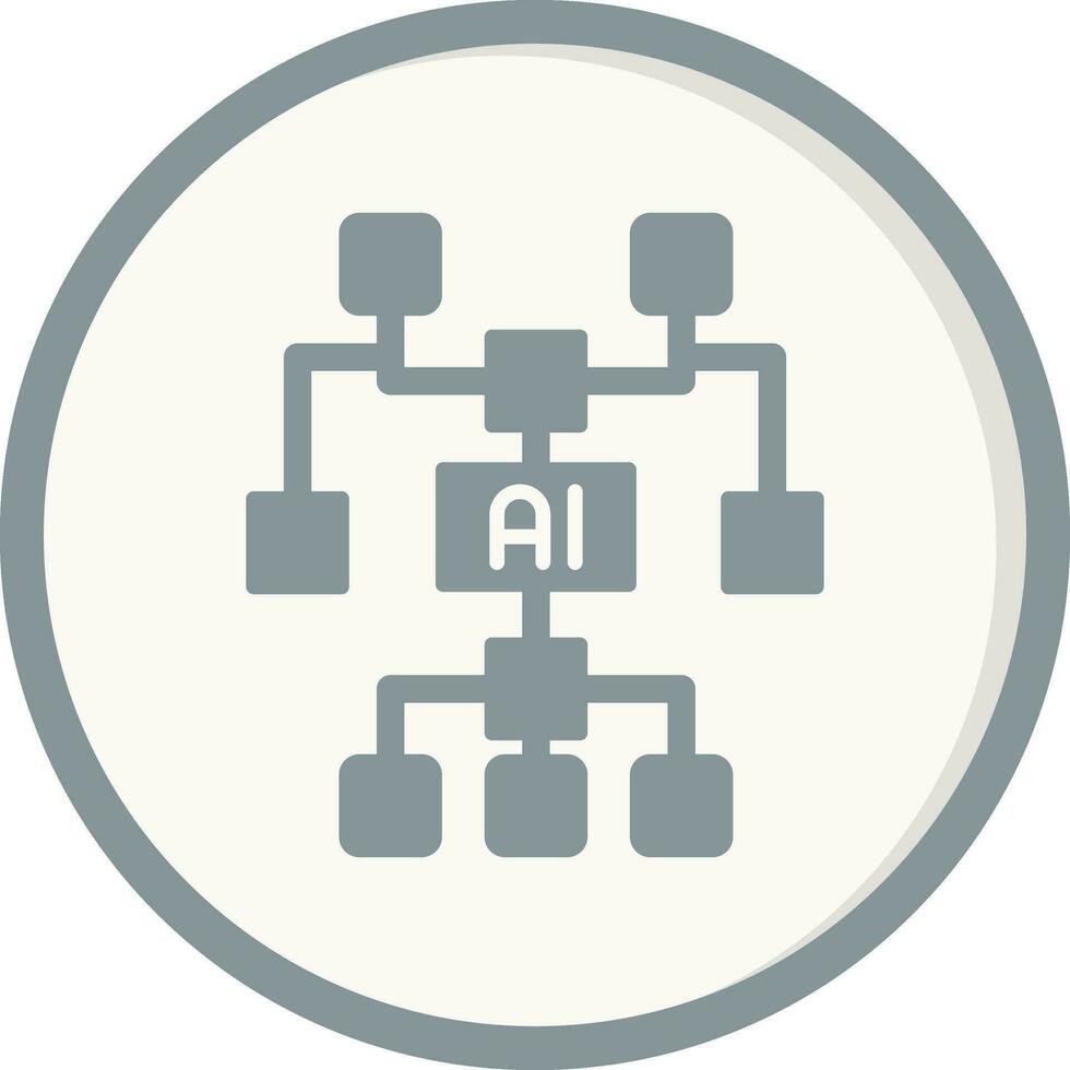 Artificial Intelligence Vector Icon