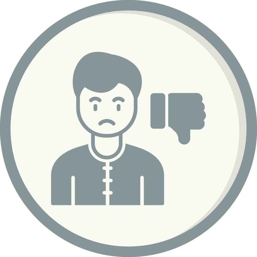 Dissatisfaction Vector Icon