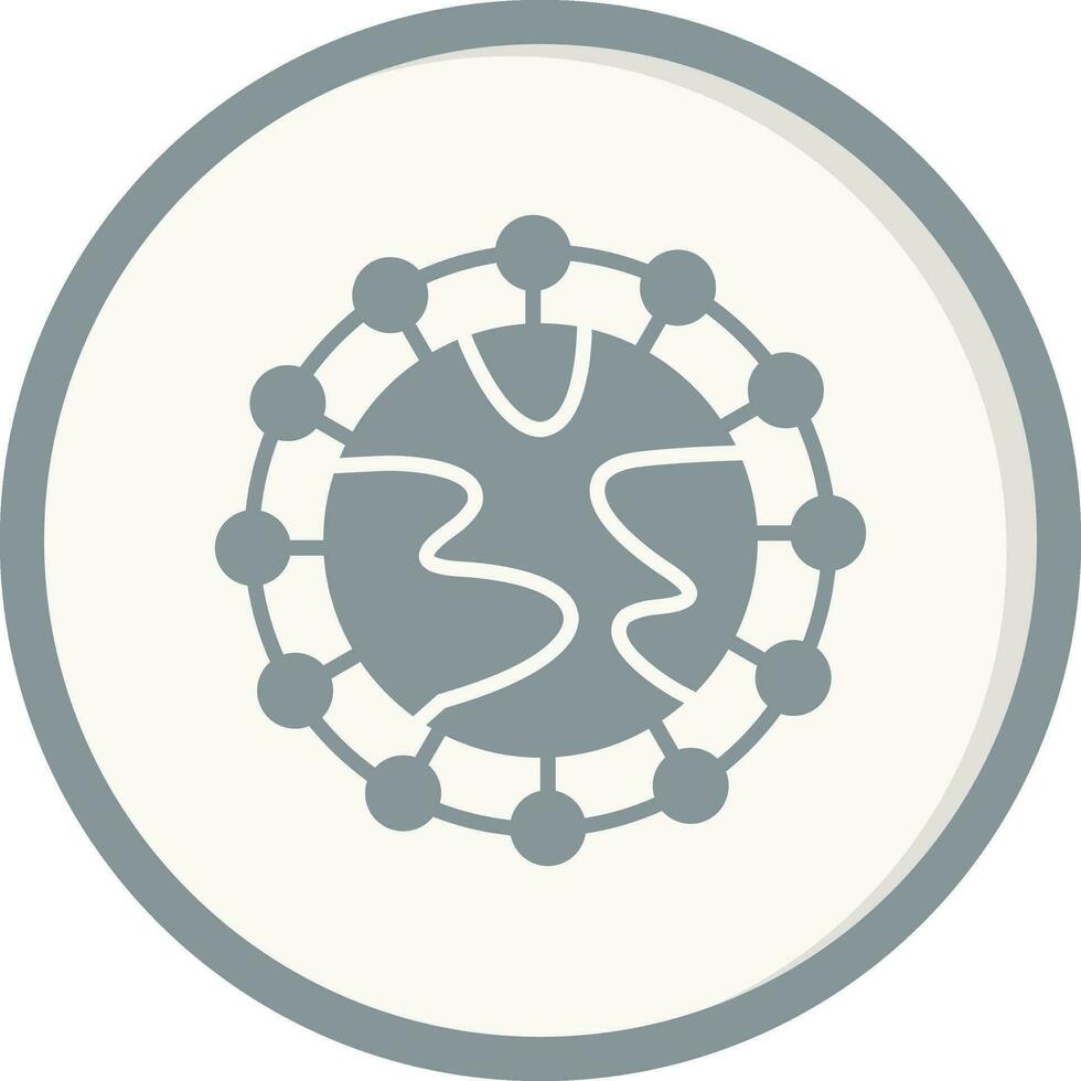 Global Network Vector Icon