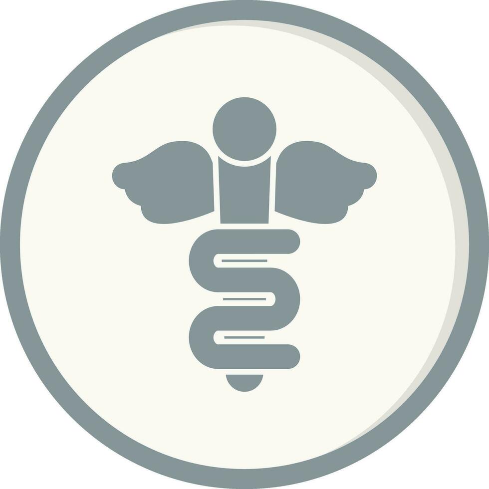 Rod Of Asclepius Vector Icon