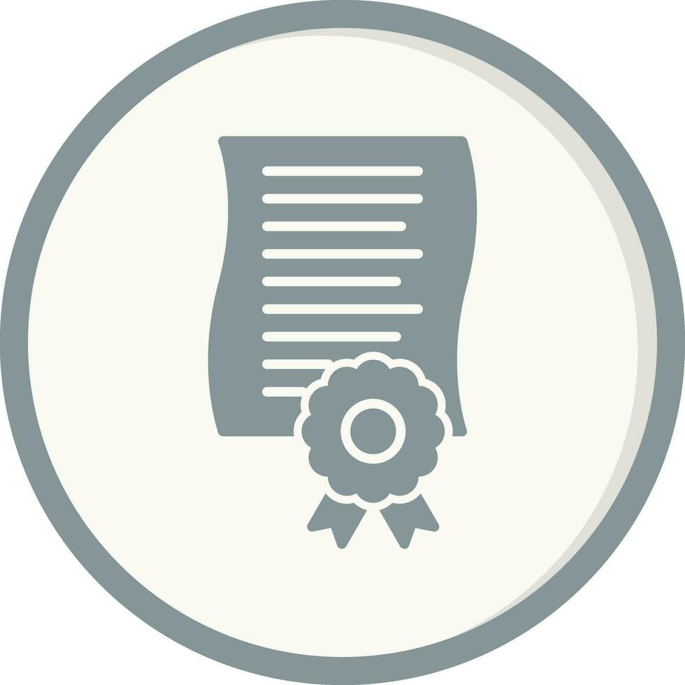Certificate Vector Icon