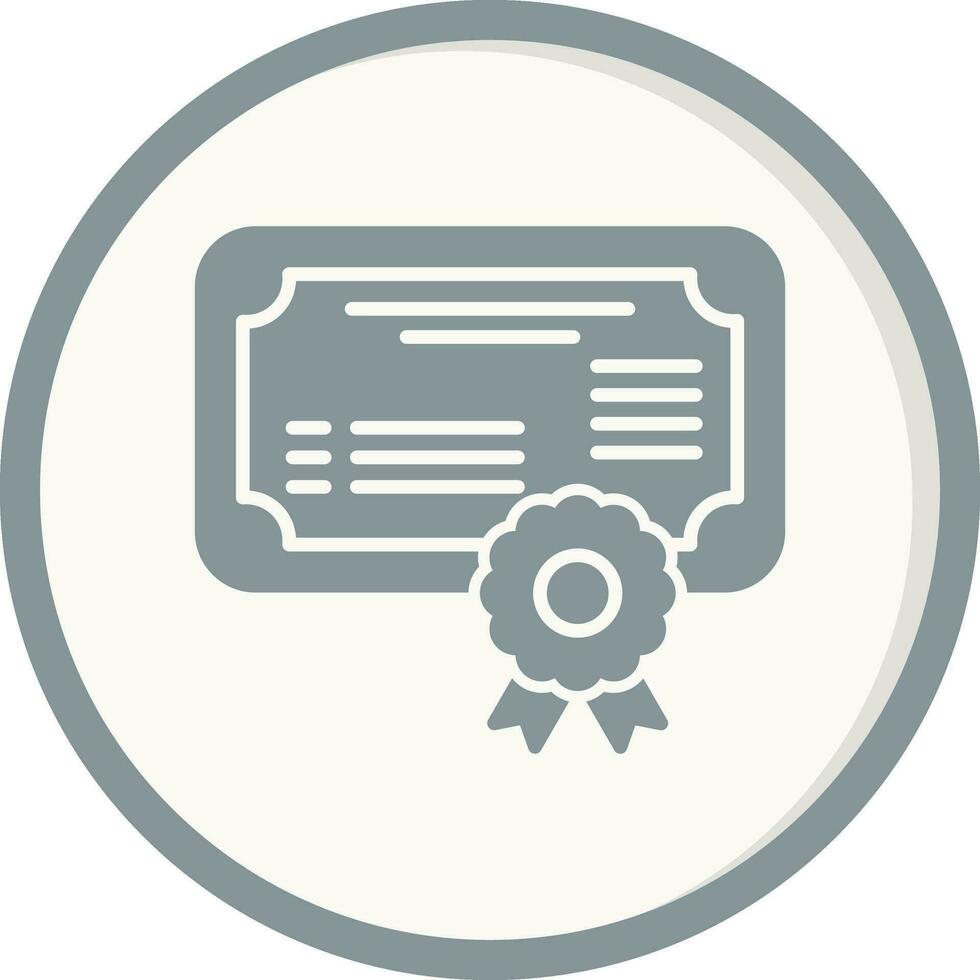Certificate Vector Icon