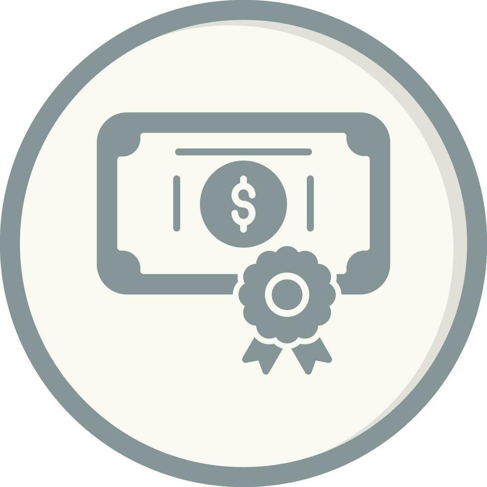 icono de vector de certificado