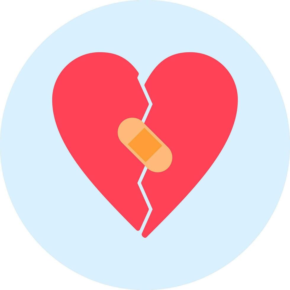 Broken Heart Vector Icon