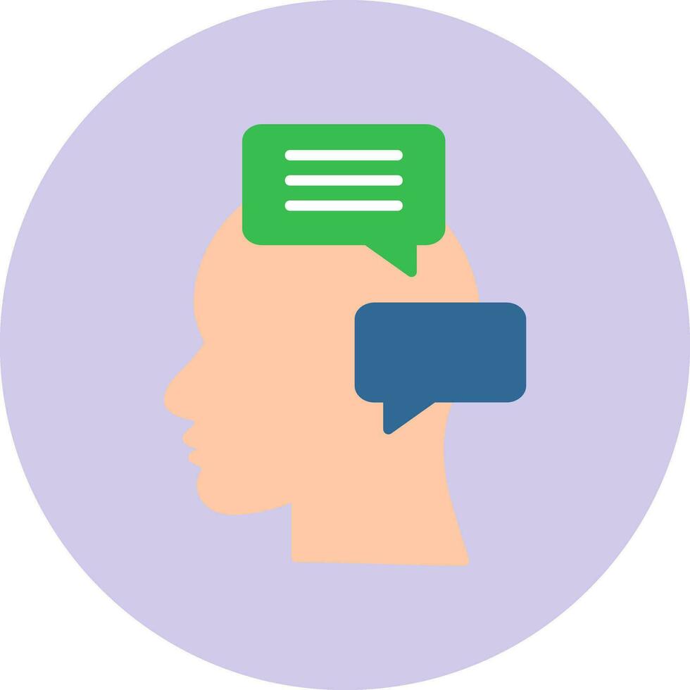 Inner Talk Vector Icon