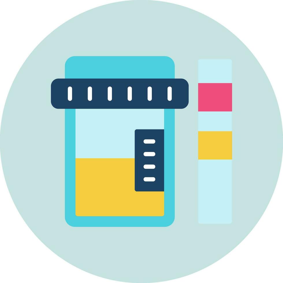 Urine Sample Vector Icon