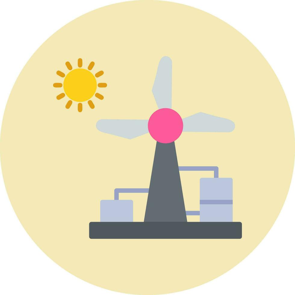 Wind Energy Vector Icon