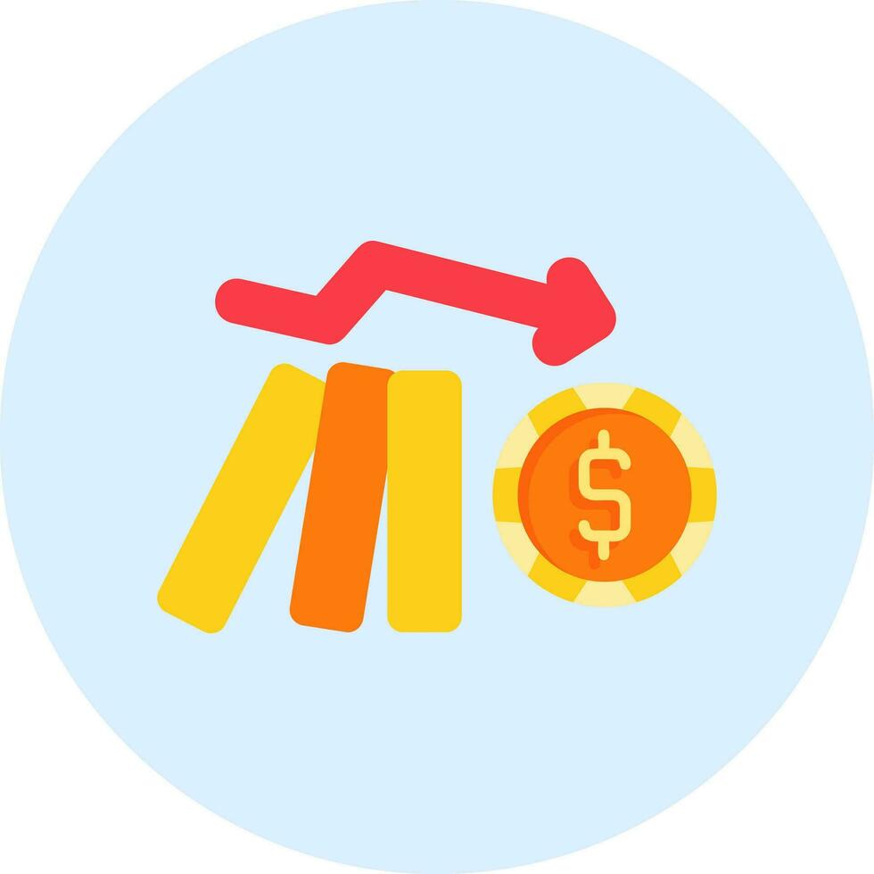 Domino Effect Vector Icon