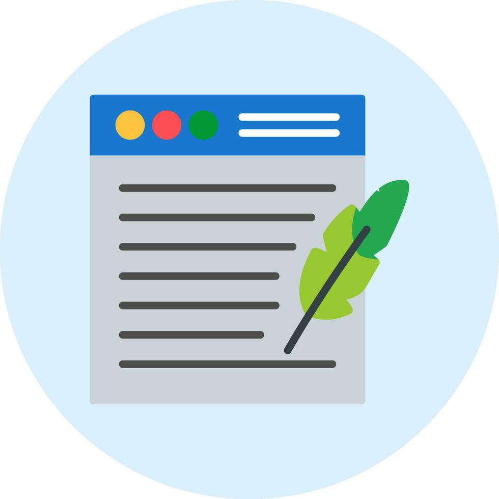 Feather Vector Icon
