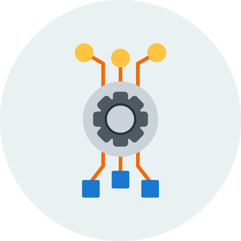 icono de vector de algoritmo