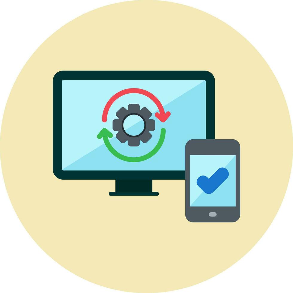 Synchronization Vector Icon