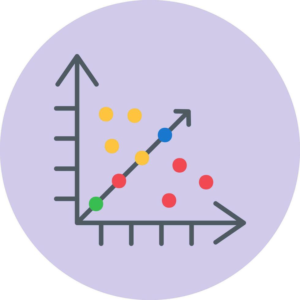 Regression Vector Icon