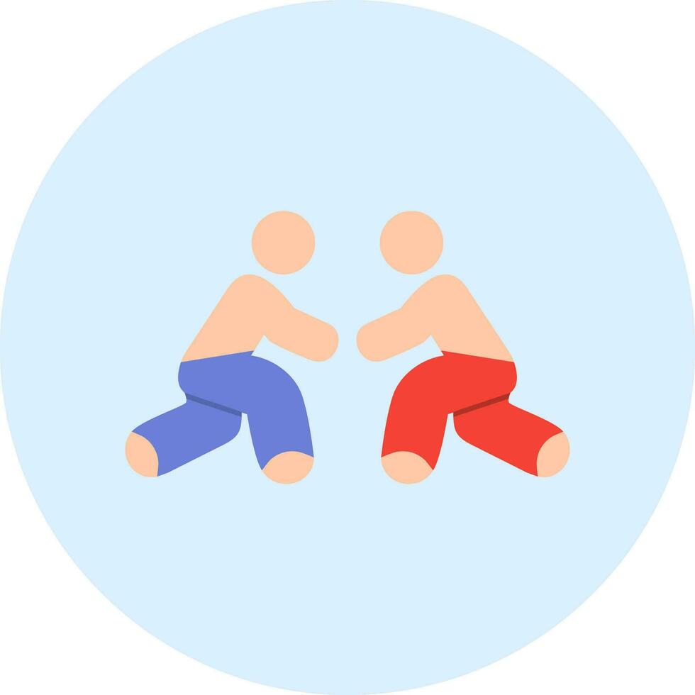 Wrestling Vector Icon
