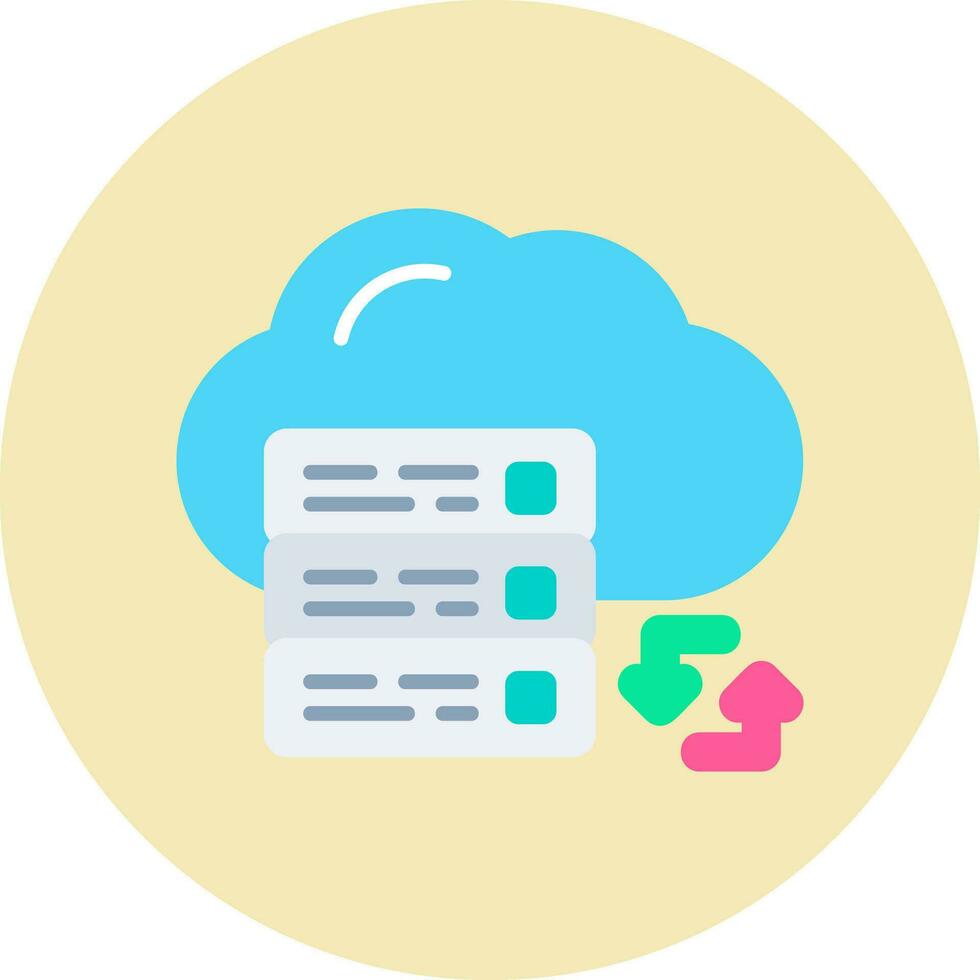 Data Storage Vector Icon