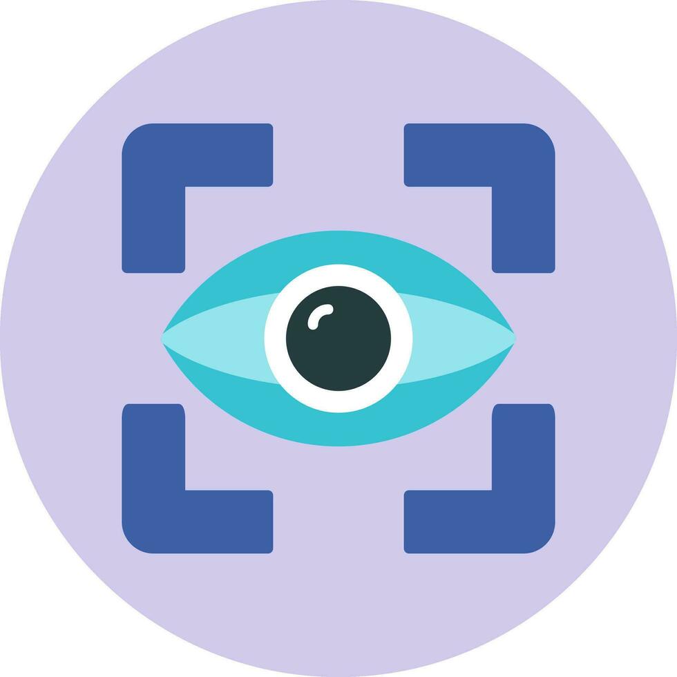 Eye Tracking Vector Icon