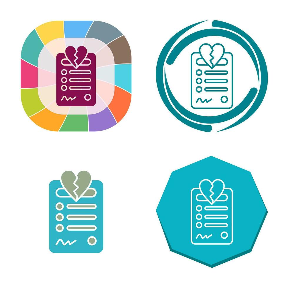 Divorce Vector Icon
